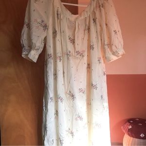 Handmade open skirt dress